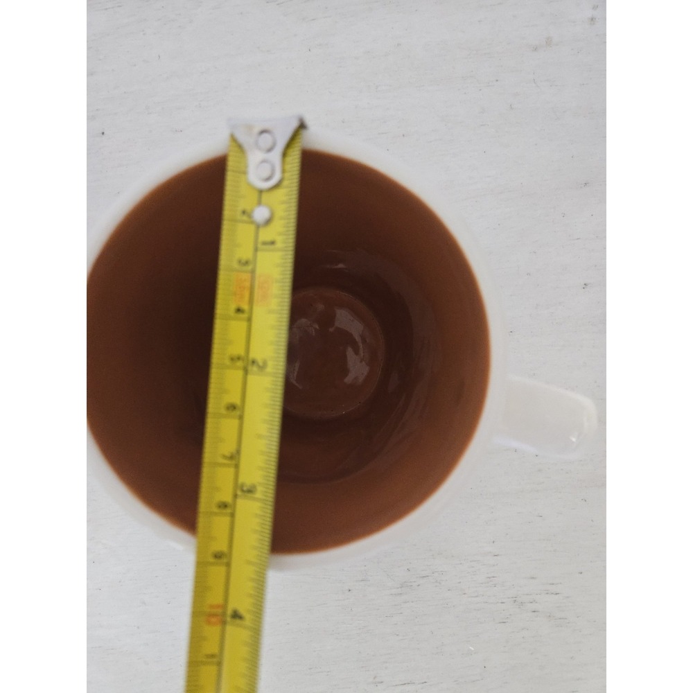 3D Bull Terrier Dog Ceramic Coffee Tea Mug Cup Brown White Red Tongue Gift - Picture 10 of 12